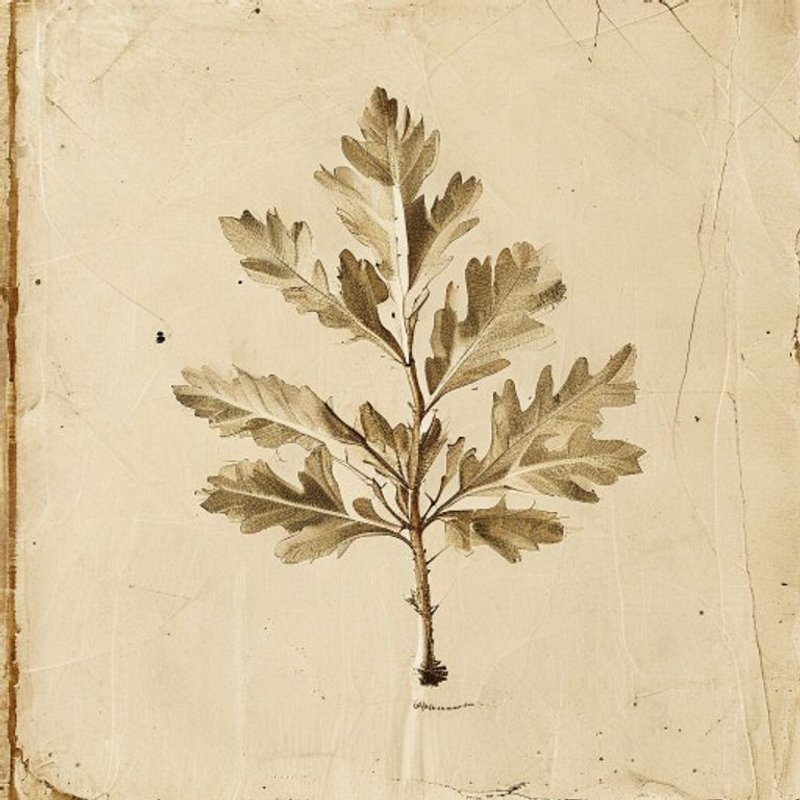 Quercus shumardii (Shumard Oak) — botanical photograph