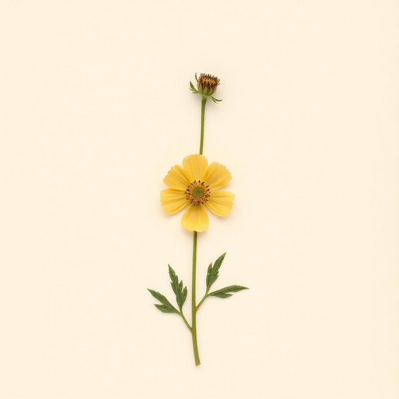 Ranunculus pallasii (Buttercup) — botanical photograph