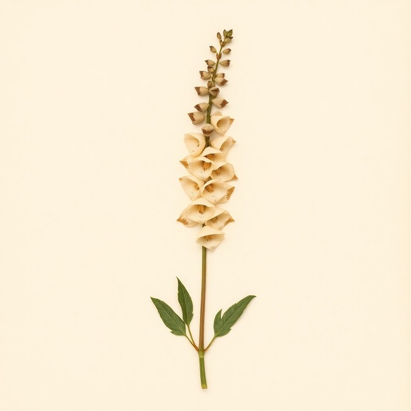 Rehmannia glutinosa (Chinese Foxglove - Di Huang) — botanical photograph