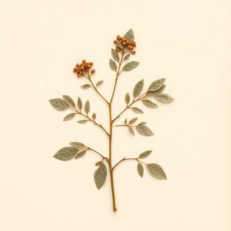 Rhamnus purshiana (Cascara) — botanical photograph