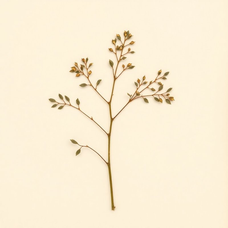 Rhamnus virgatus (Rhamnus virgatus) — botanical photograph