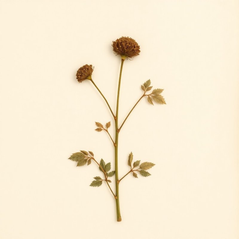 Rheum compactum (Rheum compactum) — botanical photograph