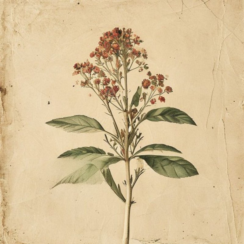 Rhodiola rosea (Rose Root) — botanical photograph