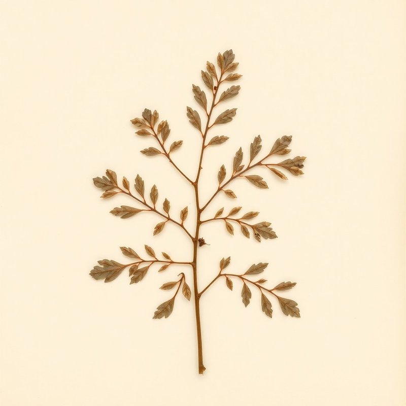 Rhus toxicodendron (Eastern Poison Oak) — botanical photograph