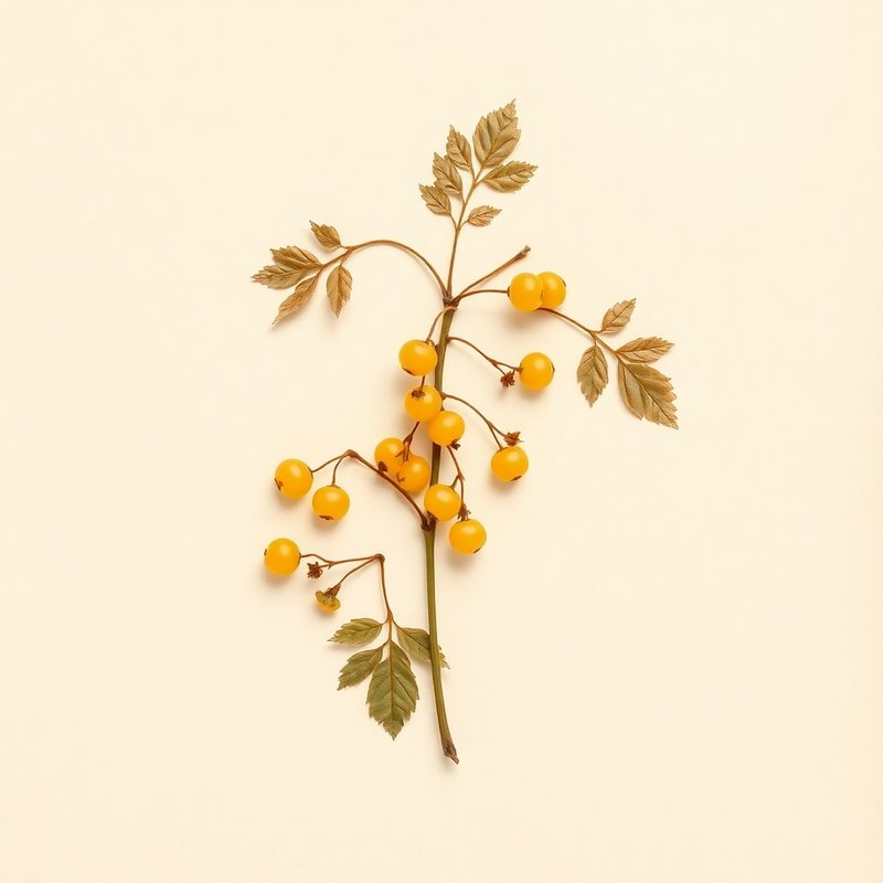 Ribes aureum (Golden currant) — botanical photograph