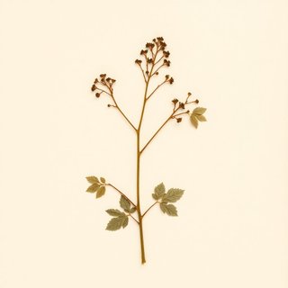 Ribes bracteosum (Stink Currant) — botanical photograph