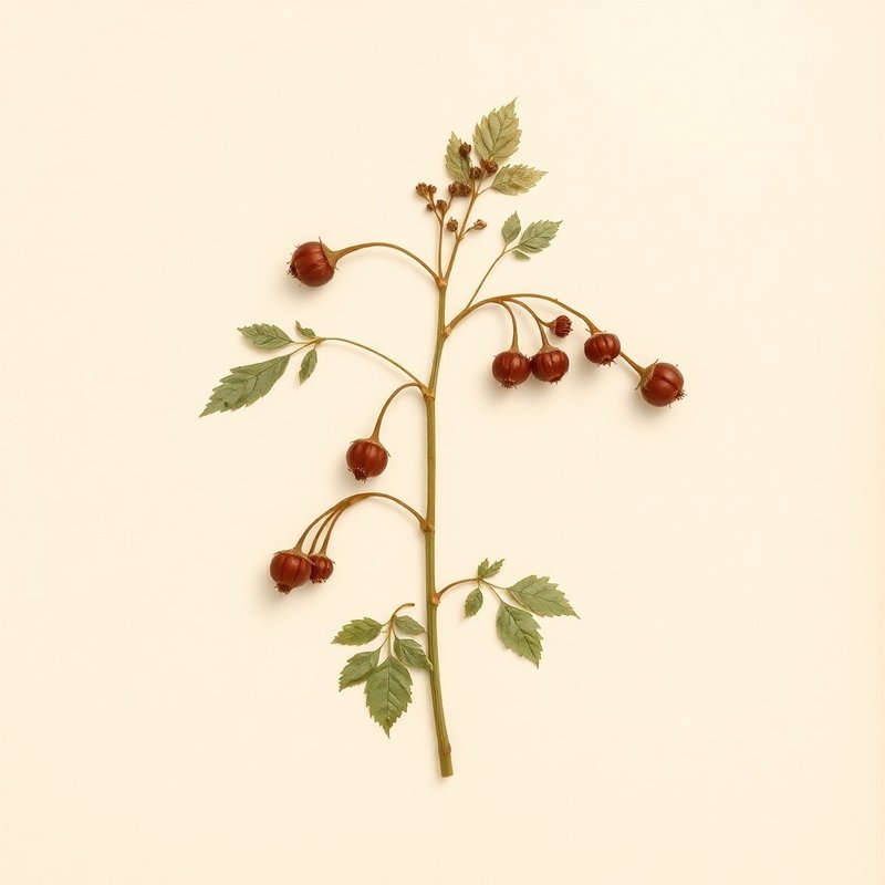 Ribes curvatum (Granite gooseberry) — botanical photograph