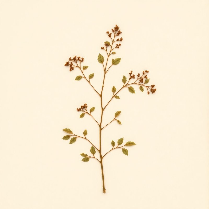 Ribes laurifolium (Ribes laurifolium) — botanical photograph