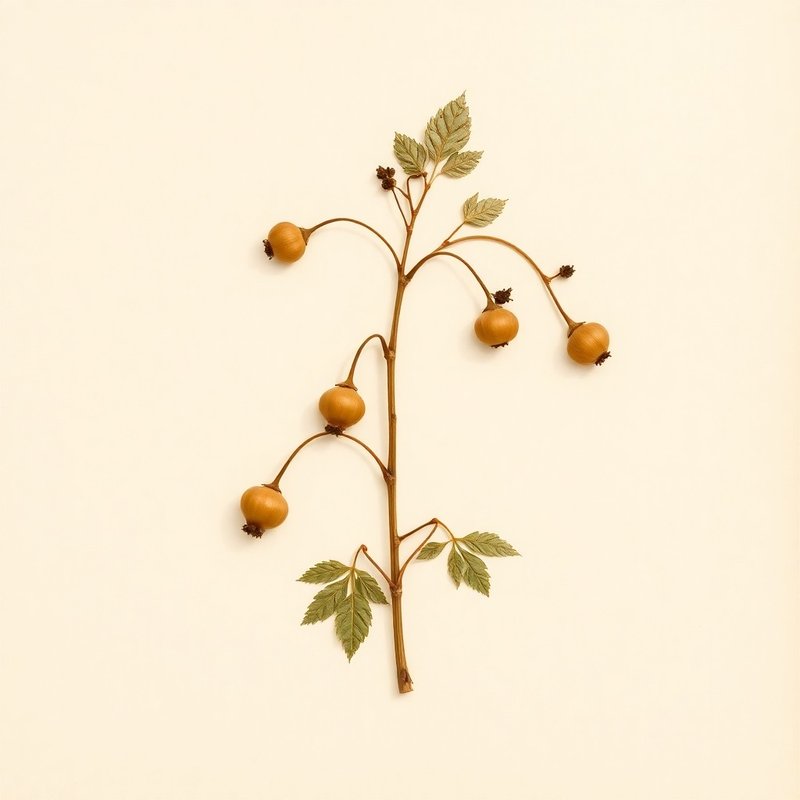 Ribes lobbii (Gummy Gooseberry) — botanical photograph