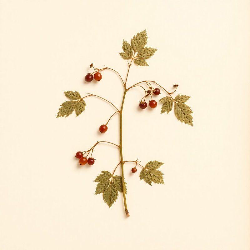 Ribes montigenum (Gooseberry-Currant) — botanical photograph