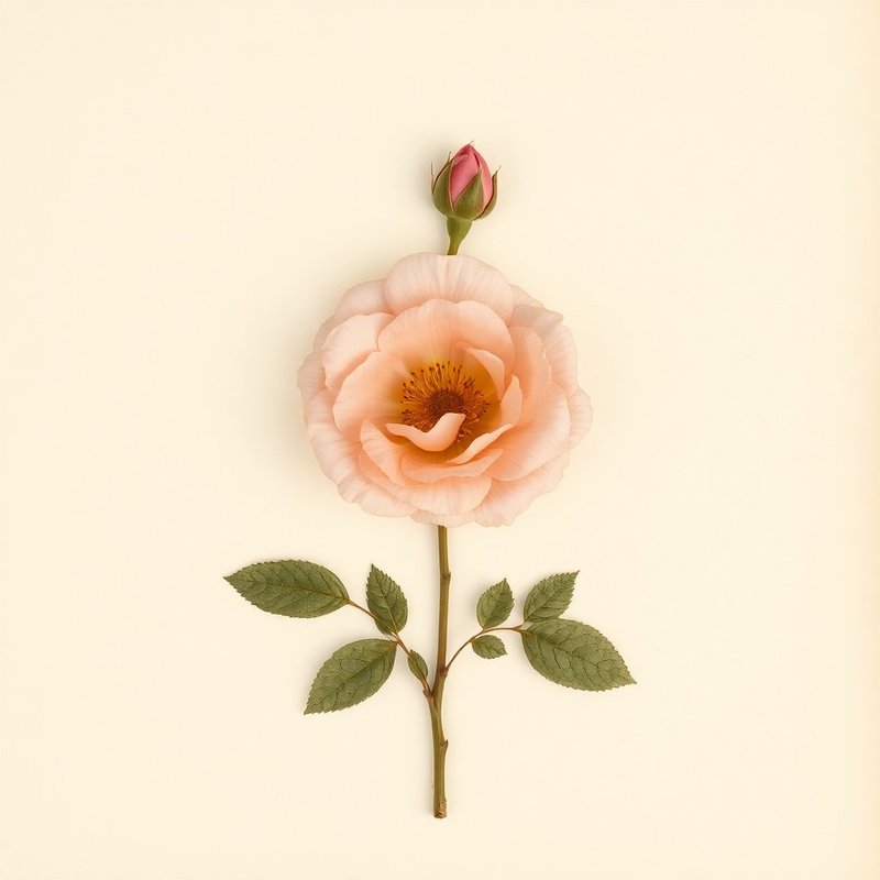 Rosa (Rose) — botanical photograph