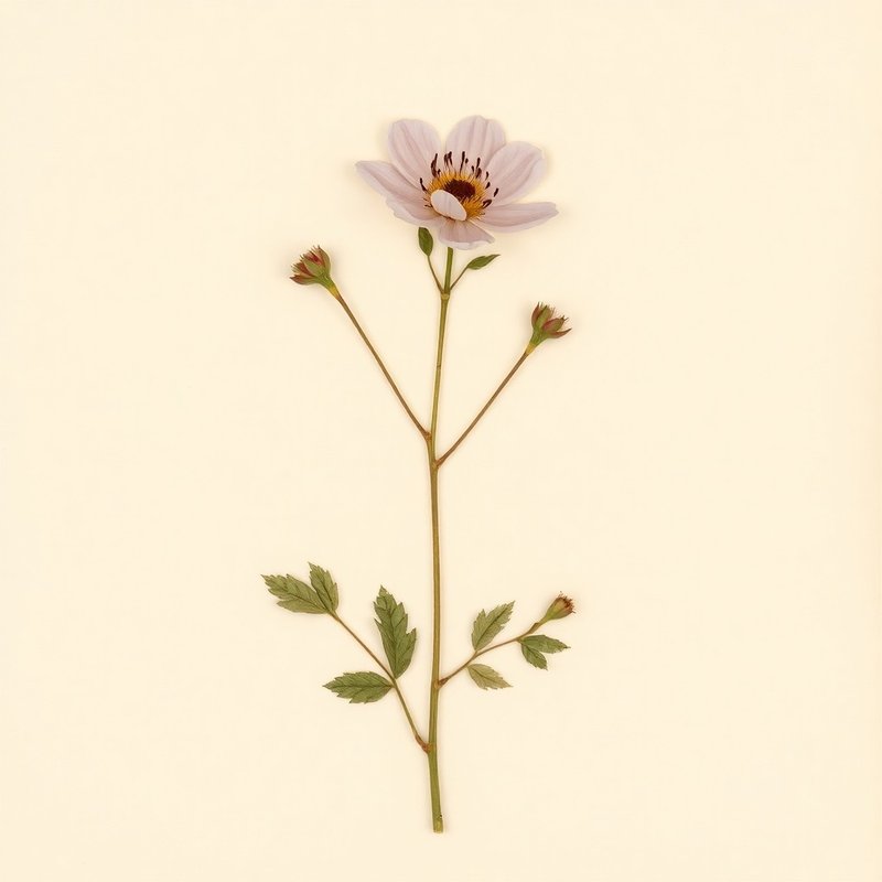Rosa arkansana suffulta (Prairie Rose) — botanical photograph