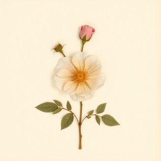 Rosa californica (California Wild Rose) — botanical photograph