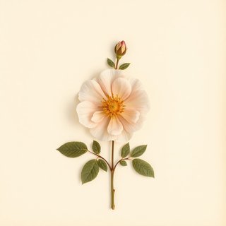 Rosa chinensis (China Rose) — botanical photograph
