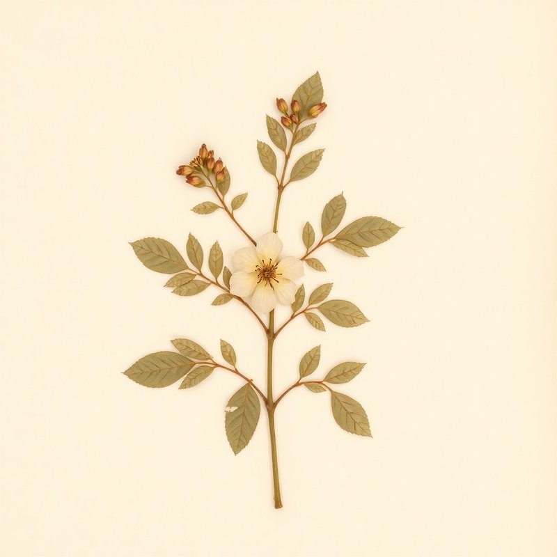Rosa coriifolia (Rosa coriifolia) — botanical photograph