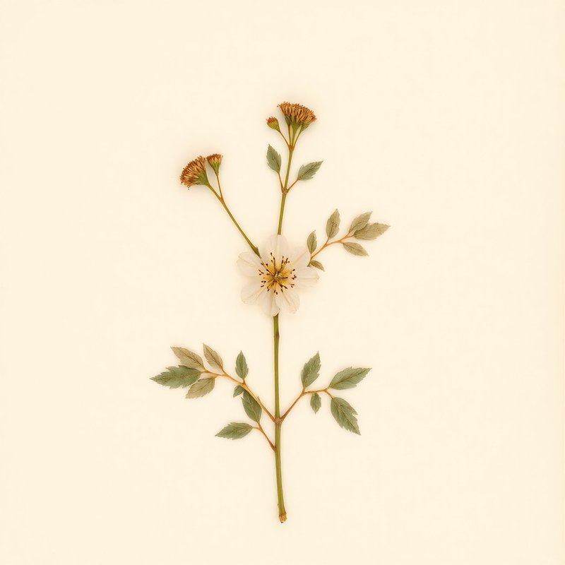 Rosa cymosa (Rosa cymosa) — botanical photograph