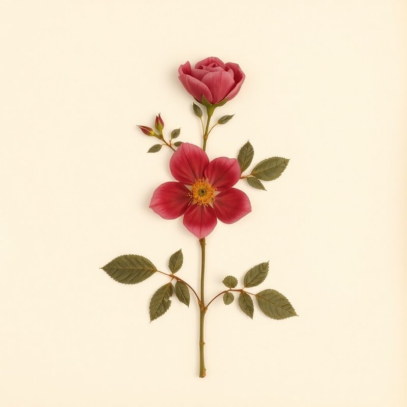 Red-Leafed Rose