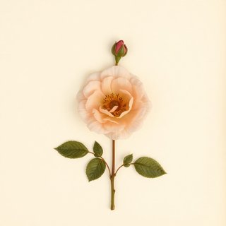 Rosa villosa (Apple Rose) — botanical photograph