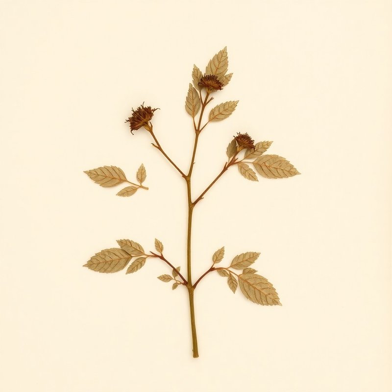 Rubus corchorifolius (Fingerberry) — botanical photograph