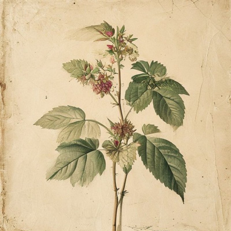 Rubus henryi (Rubus henryi) — botanical photograph
