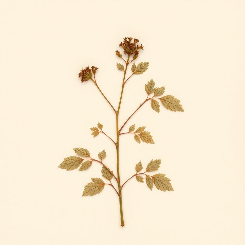 Rubus pedatus (Trailing Wild Raspberry) — botanical photograph