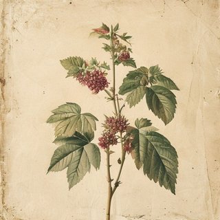 Rubus permixtus (thicket dewberry) — botanical photograph