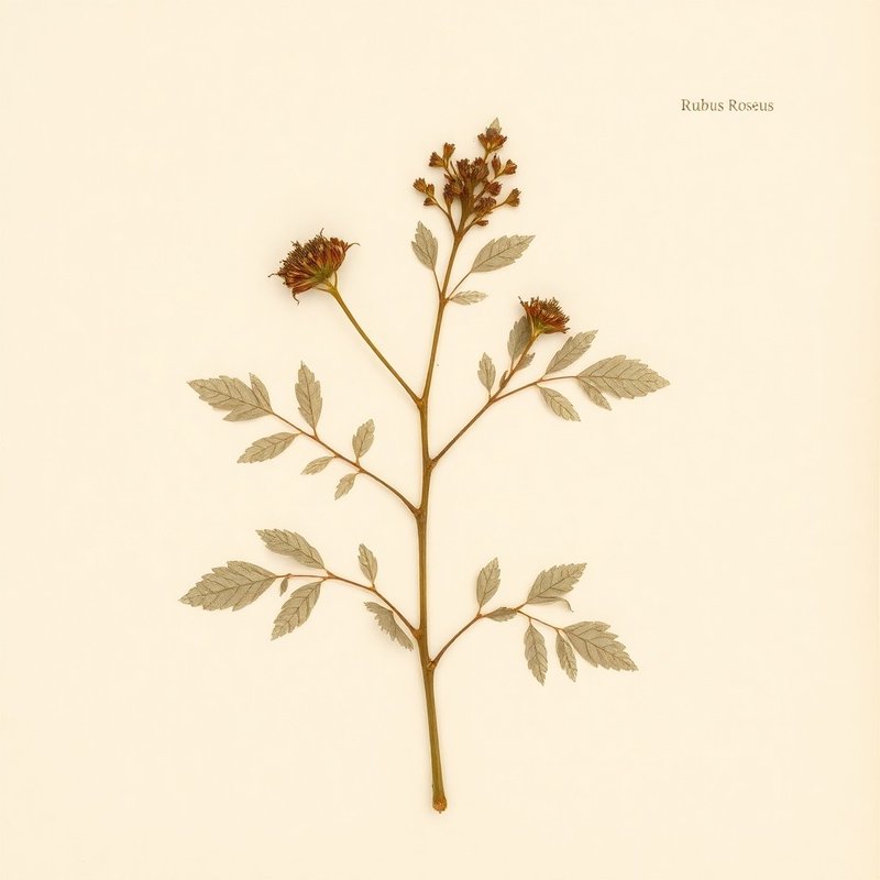 Rubus roseus (Rubus roseus) — botanical photograph