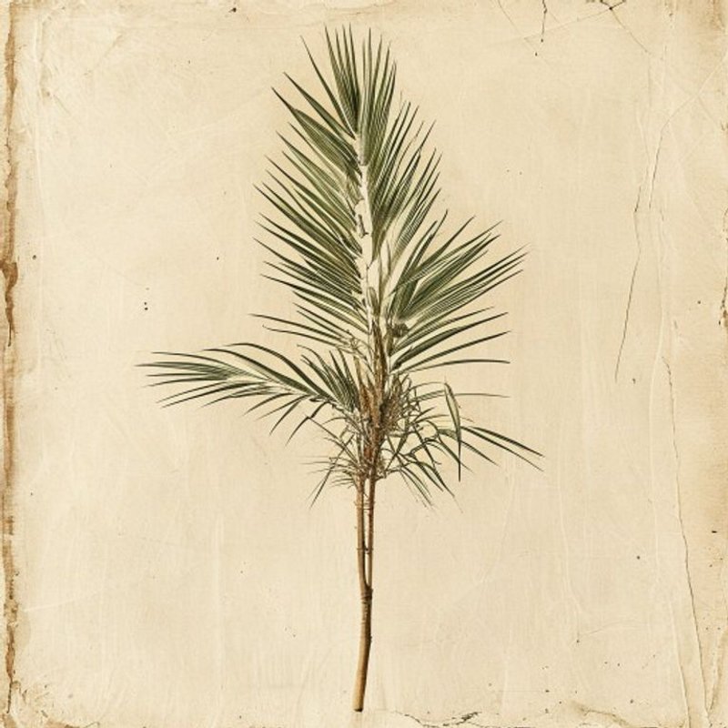 Sabal minor (Bush Palmetto) — botanical photograph