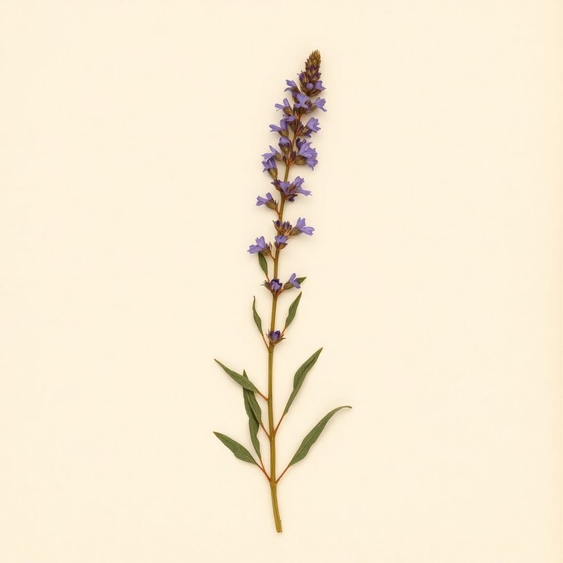 Salvia carnosa (Purple Sage) — botanical photograph