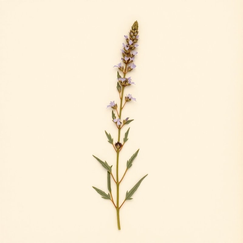 Salvia leucantha (Mexican Bush Sage) — botanical photograph