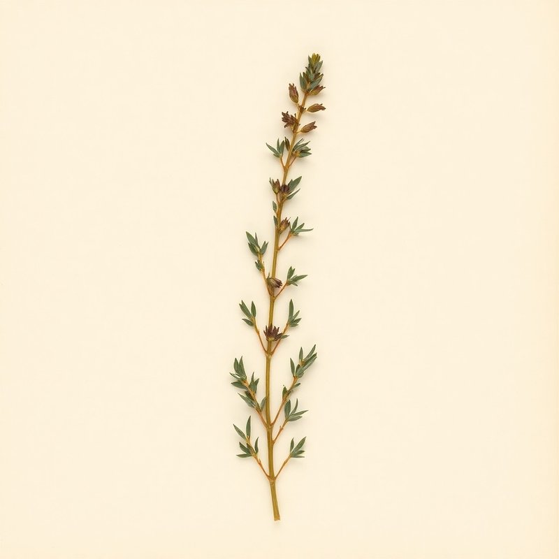Salvia rosmarinus (Rosemary) — botanical photograph