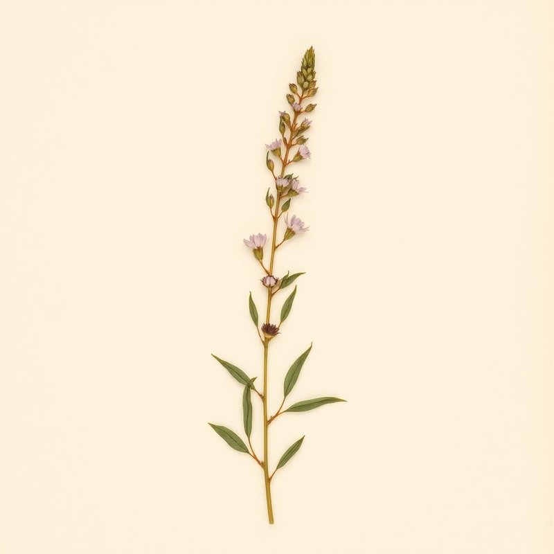 Salvia viridis (Salvia viridis) — botanical photograph
