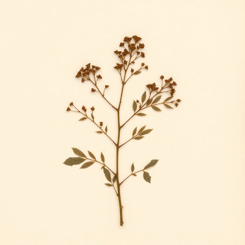 Sambucus microbotrys (Red Elder) — botanical photograph
