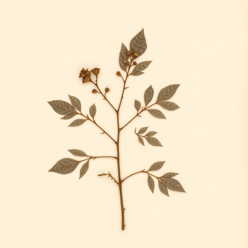 Sambucus nigra spp canadensis (Sambucus nigra spp canadensis) — botanical photograph