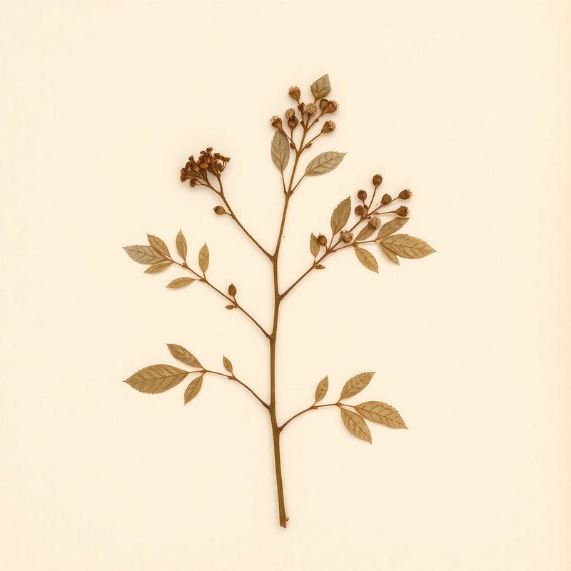 Sambucus pubens (Sambucus pubens) — botanical photograph