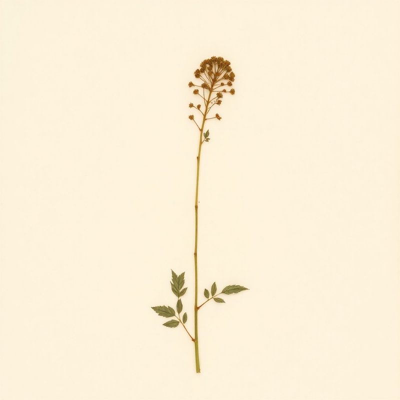 Sanguisorba canadensis (American Great Burnet) — botanical photograph
