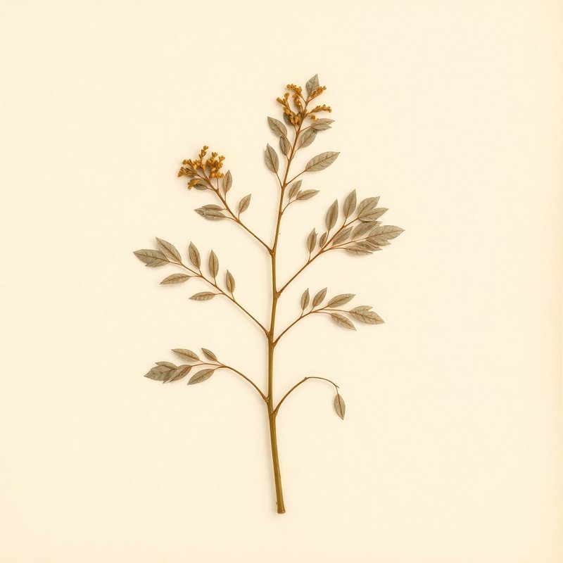 Santalum freycinetianum (Lanai Sandalwood) — botanical photograph