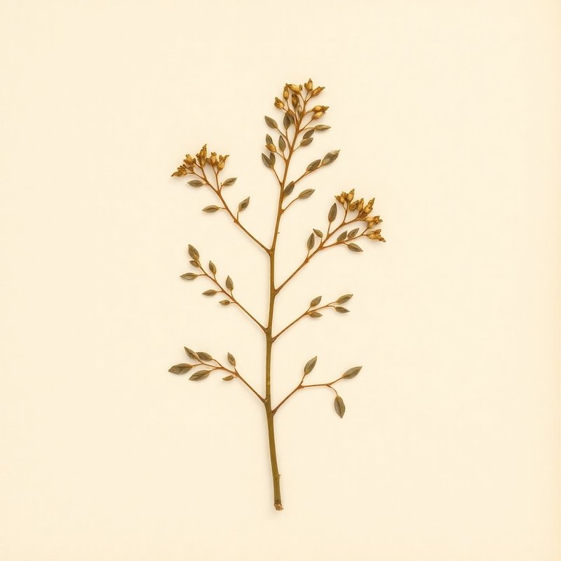 Santalum paniculatum (Mountain Sandalwood) — botanical photograph