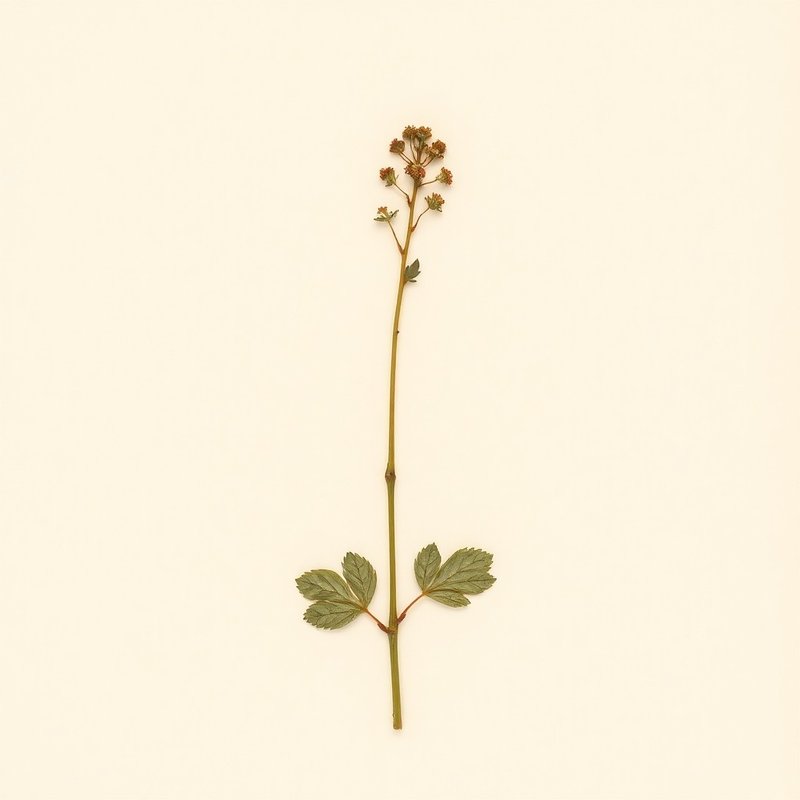 Saxifraga stolonifera (Strawberry Saxifrage) — botanical photograph