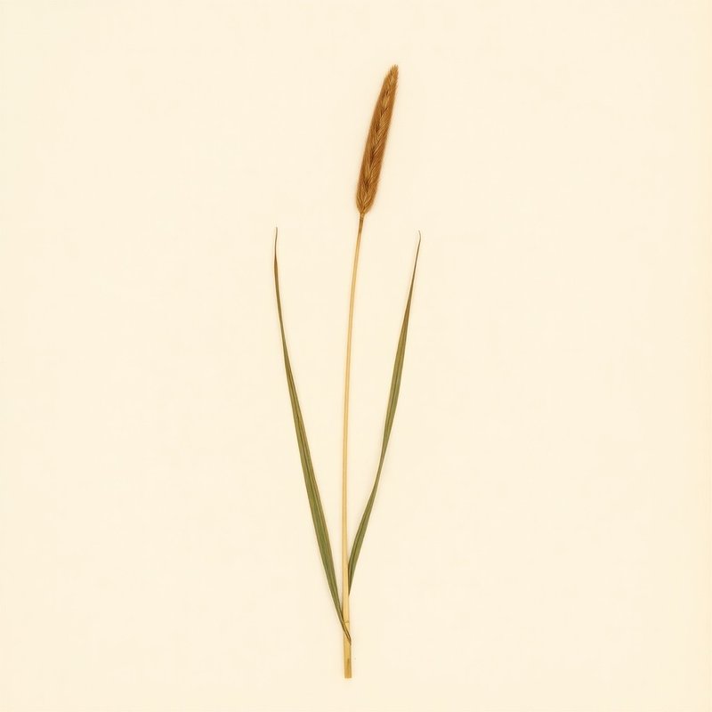 Scirpus lacustris (Bulrush) — botanical photograph