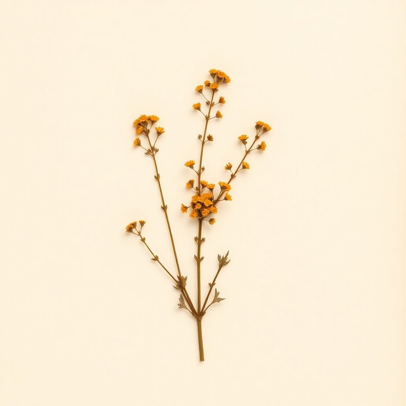 Sedum kamtschaticum (Orange stonecrop) — botanical photograph