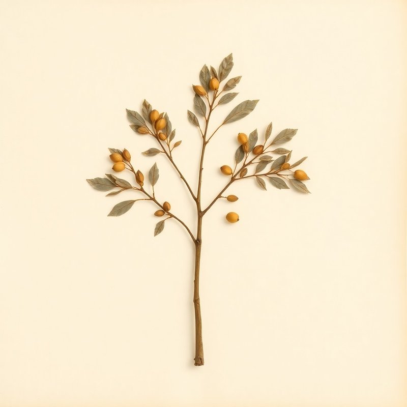 Semecarpus anacardium (Marking Nut Tree Oriental Cashew) — botanical photograph