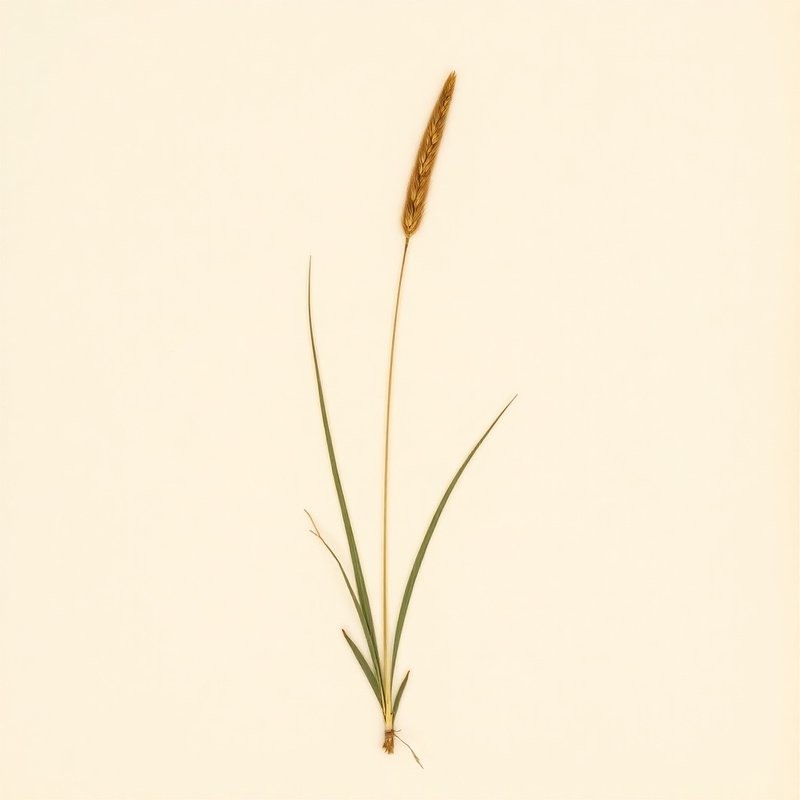 Setaria palmifolia (Highland Pitpit Palm Grass) — botanical photograph