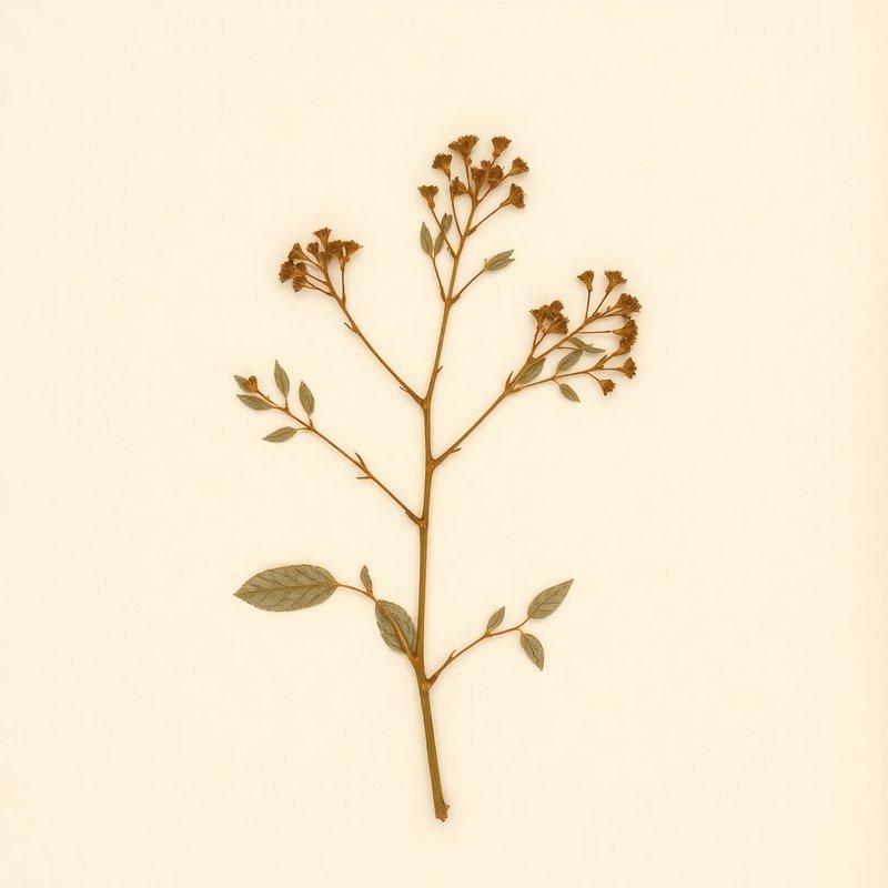 Shepherdia argentea (Buffalo Berry) — botanical photograph