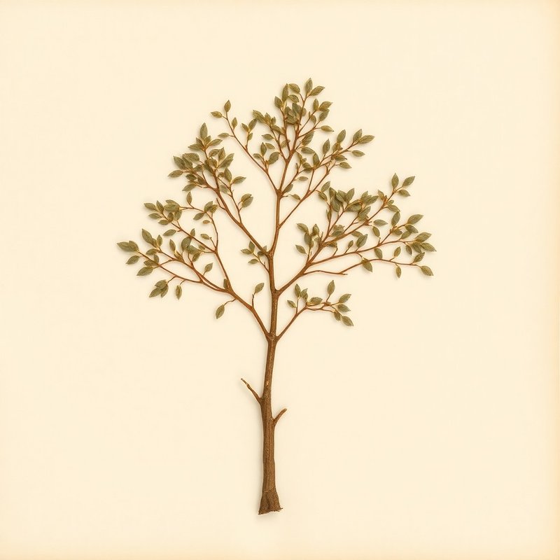 Shorea robusta (Sal Tree) — botanical photograph