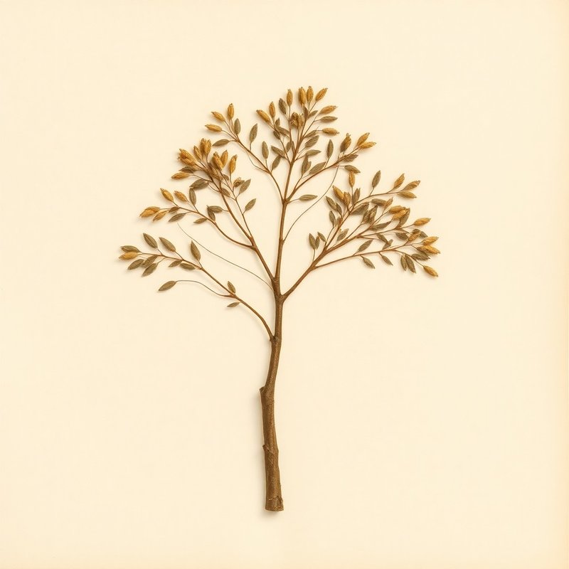 Simarouba amara (Paradise tree) — botanical photograph