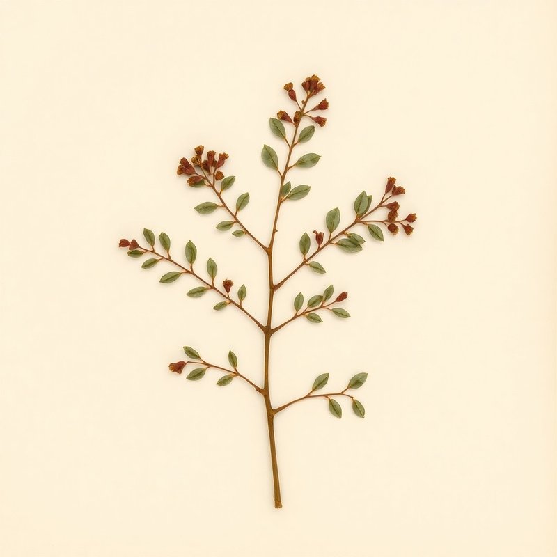 Skimmia laureola (Skimmia laureola) — botanical photograph