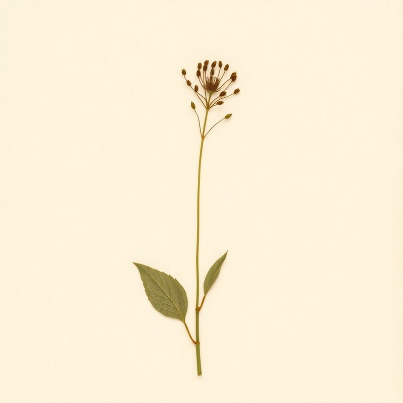 Smilax herbacea (Carrion Flower) — botanical photograph