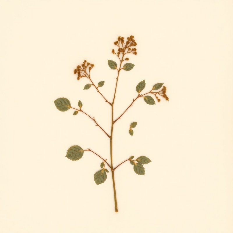 Smilax rotundifolia (Smilax rotundifolia) — botanical photograph
