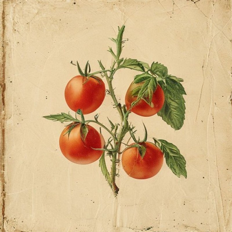 Solanum lycopersicum (Tomato) — botanical photograph